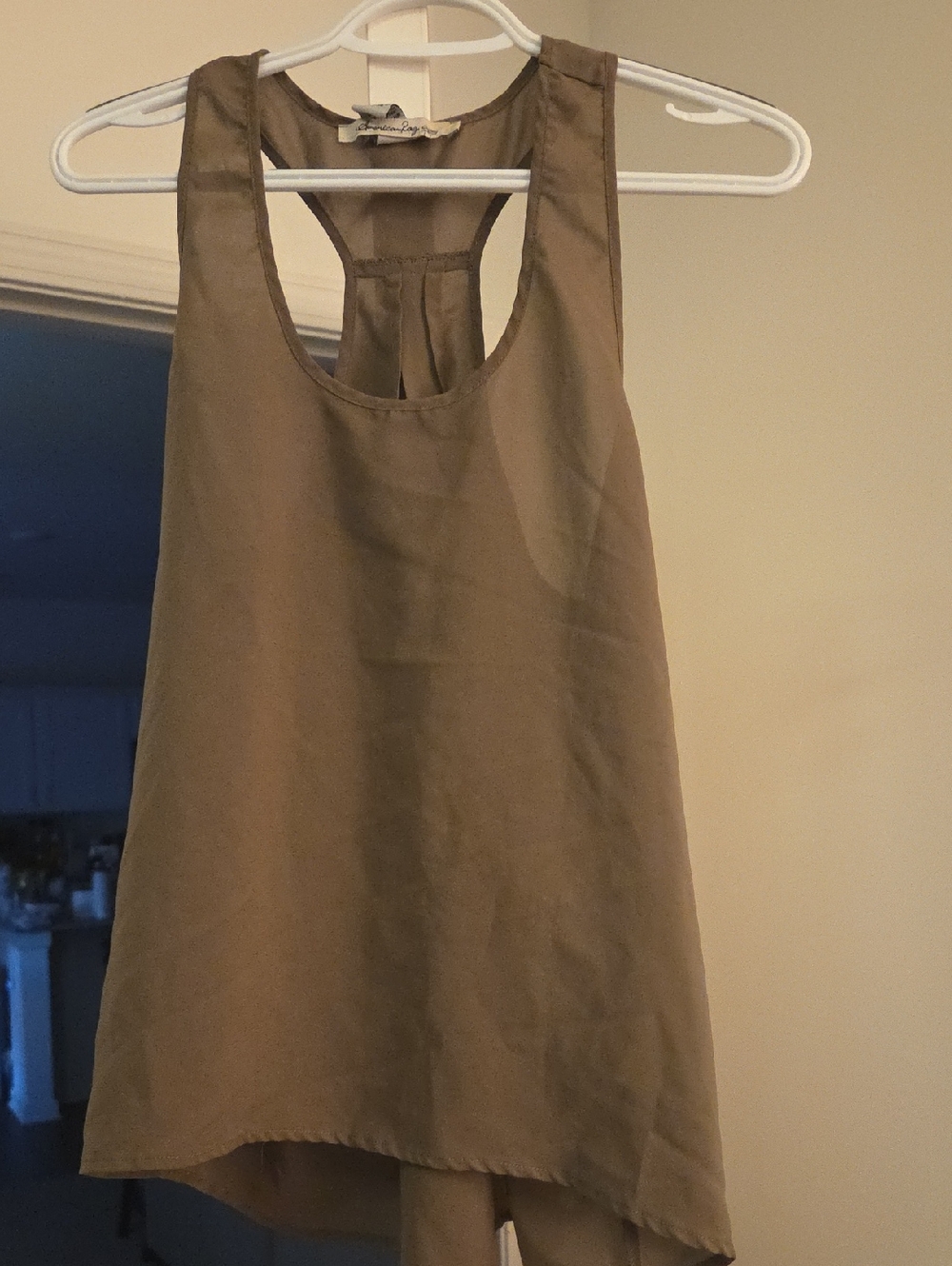 American Rag Olive Green Racerback Tank